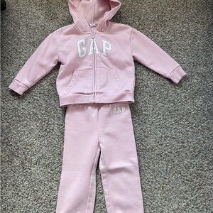 GAP Baby Pink Outfit Set